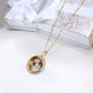14K Yellow Gold CZ Christ Charm