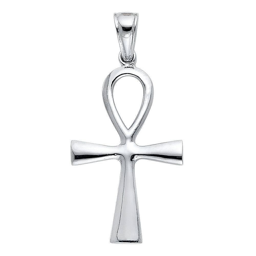 14K White Gold Ankh Cross Charm14K White Gold Ankh Cross Charm 
Chain Sold Separately 14K White Gold Ankh Cross Charm
 
Material Type–14k Gold 14K White Gold Ankh Cross Charm
 
Approximate DimensiAll CharmsAlexanderAlexander Gold & Diamonds14K White Gold Ankh Cross Charm