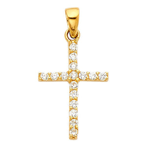 Crucifix Pendants14K Yellow Gold CZ Cross Charm Crucifix Pendants
Chain Sold Separately Crucifix Pendants
 
Material Type–14k Gold Crucifix Pendants
Stone Type–Cubic Zirconia CrucifiAll CharmsAlexanderAlexander Gold & DiamondsCrucifix Pendants