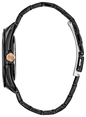 Citizen Men's Tony Stark Black Red Dial Black Bracelet Watch- AW1017-58W
