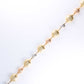 14K Tricolor Gold  Bracelet 8.2mm 7in