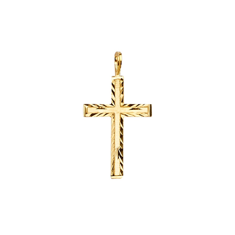 Crucifix Pendants14K Yellow Gold Cross Charm Crucifix Pendants
Chain Sold Separately Crucifix Pendants
 
Material Type–14k Gold Crucifix Pendants
 
Approximate Dimensions Crucifix PeAll CharmsAlexanderAlexander Gold & DiamondsCrucifix Pendants