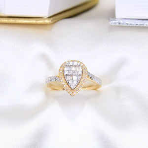 10K Yellow Gold Diamond Ring