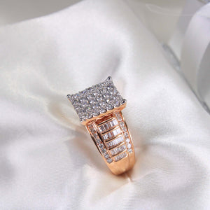 10K Rose Gold Diamond Ring