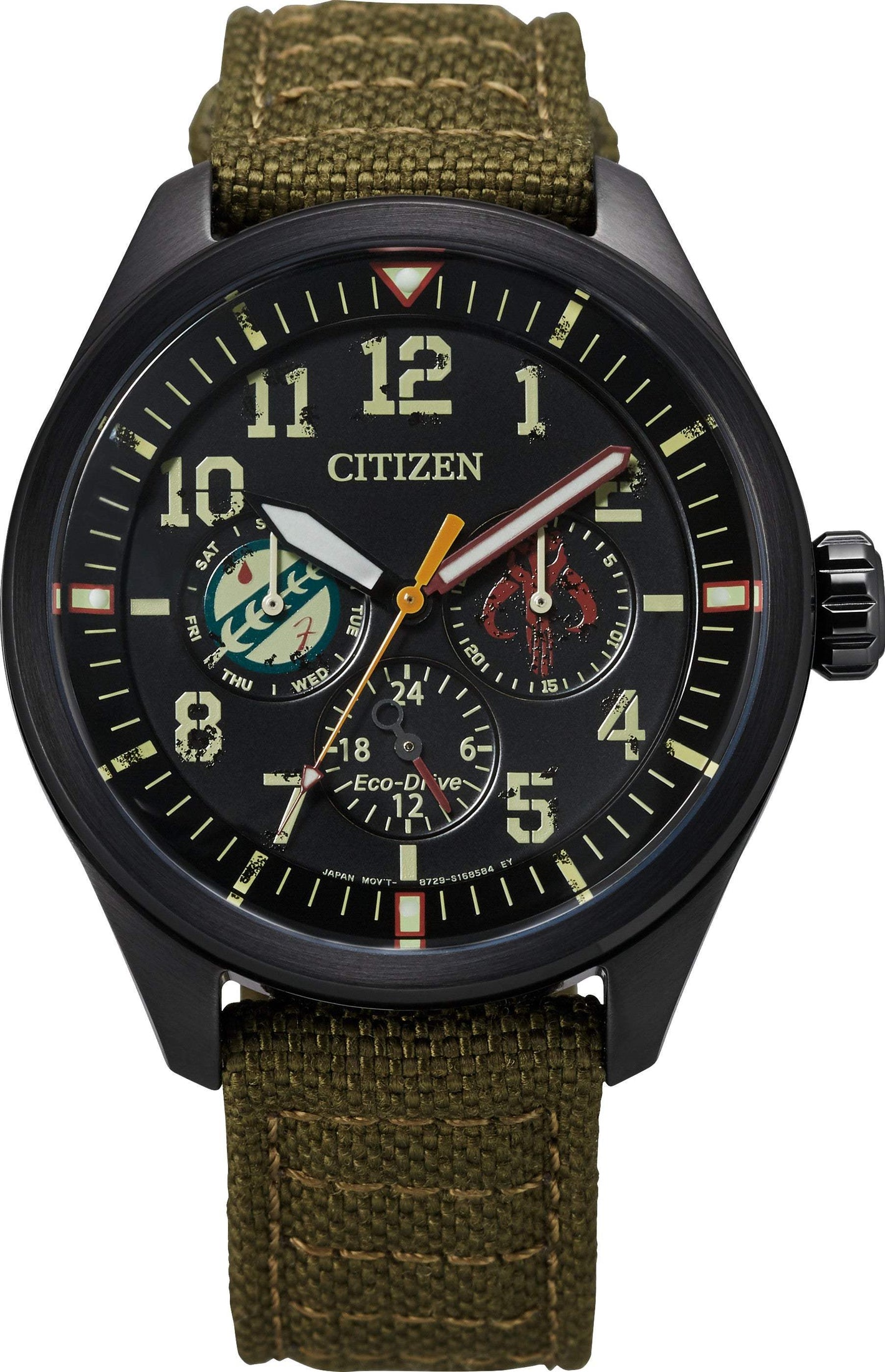 Citizen Men's Boba Fett Eco-Drive Black Dial Watch  - BU2058-00W