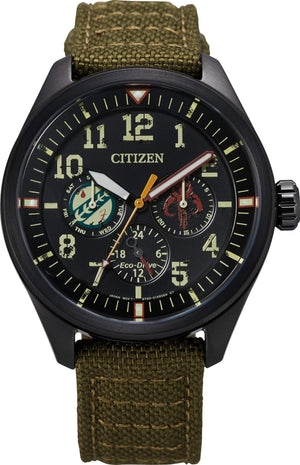 Citizen Men's Boba Fett Eco-Drive Black Dial Watch  - BU2058-00W