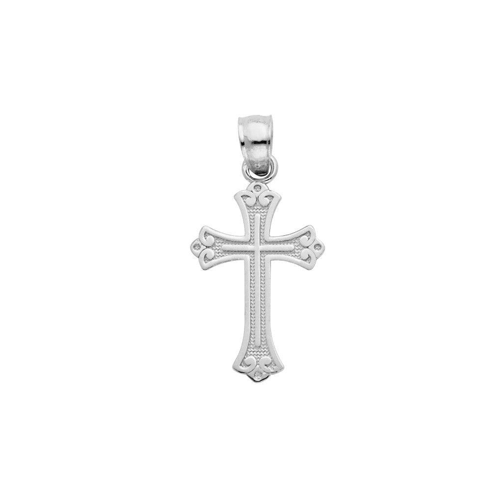 14K White Gold Cross Charm14K White Gold Cross Charm
Chain Sold Separately 14K White Gold Cross Charm

Material Type–14k Gold 14K White Gold Cross Charm
 
Approximate Dimensions 14K White GolAll CharmsAlexanderAlexander Gold & Diamonds14K White Gold Cross Charm