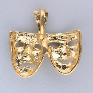 14K Yellow Gold Smile Now Cry Later Charm