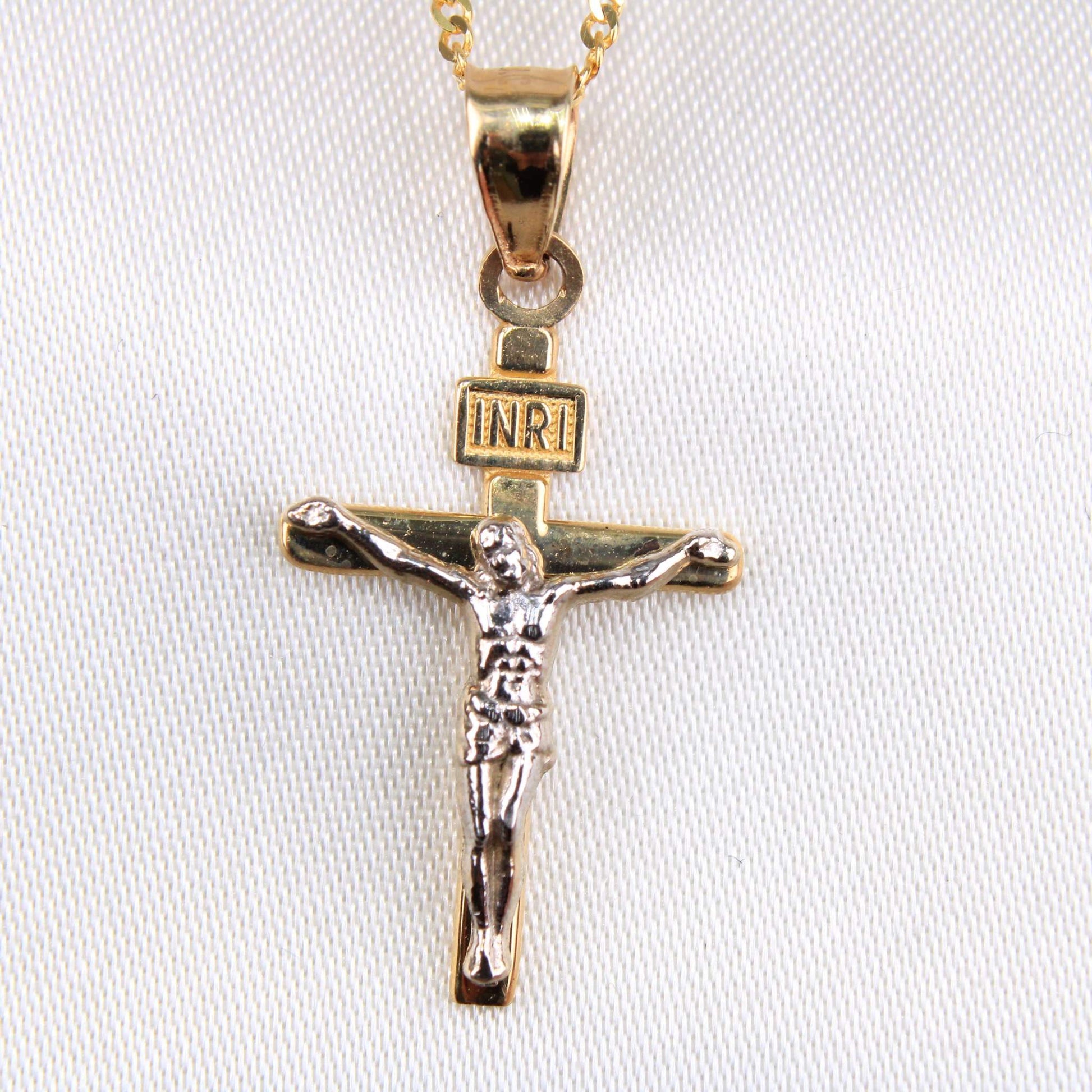 All Gold Jewelry14K Two-Tone Gold Crucifix Charm -Tone Gold Crucifix Charm All Gold Jewelry
Chain Sold Separately -Tone Gold Crucifix Charm All Gold Jewelry
 
Material Type–14k GoldAll CharmsAlexanderAlexander Gold & DiamondsAll Gold Jewelry