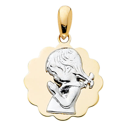 14K Yellow Gold First Communion Charm