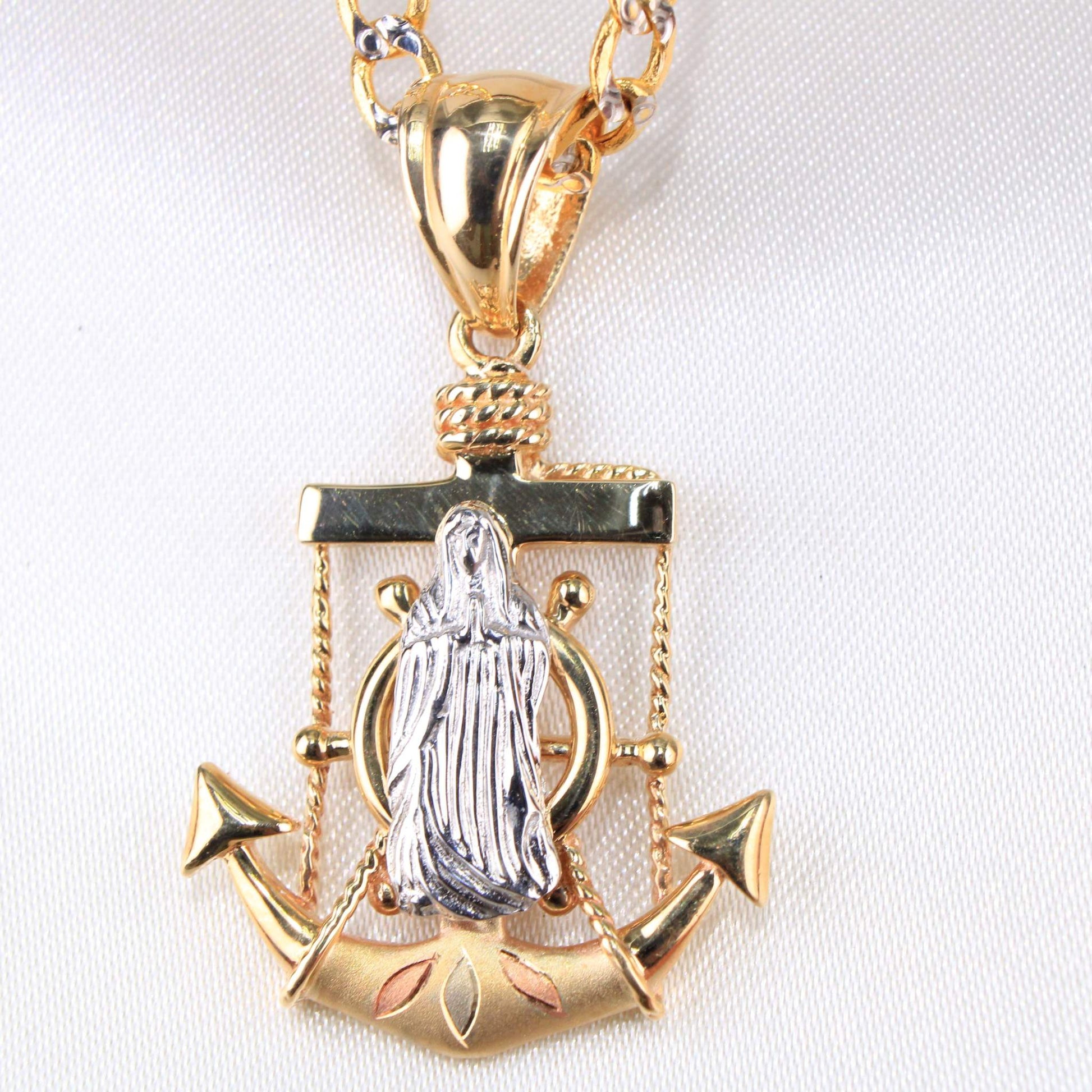 14K Two-Tone Gold Virgin Mary Anchor Cross Charm14K Two-Tone Gold Virgin Mary Anchor Cross Charm
Chain Sold Separately -Tone Gold Virgin Mary Anchor Cross Charm
 
Material Type–14k Gold -Tone Gold Virgin Mary AnchAll CharmsAlexanderAlexander Gold & Diamonds-Tone Gold Virgin Mary Anchor Cross Charm