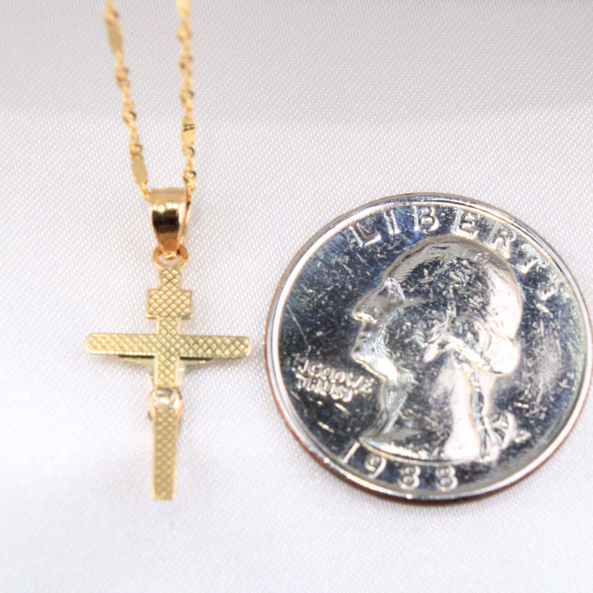 All Gold Jewelry14K Two-Tone Gold Crucifix Charm -Tone Gold Crucifix Charm All Gold Jewelry
Chain Sold Separately -Tone Gold Crucifix Charm All Gold Jewelry
 
Material Type–14k GoldAll CharmsAlexanderAlexander Gold & DiamondsAll Gold Jewelry