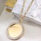 10K Yellow Gold Diamond Personalized Picture Charm