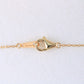 14K Yellow Gold Infinity Necklace 18in