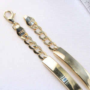 14K Yellow Gold Bracelet 4.5mm 7.5in
