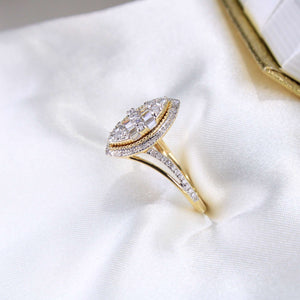 10K Yellow Gold Diamond Ring