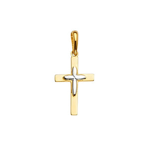 14K Two-Tone Gold Cross Charm14K Two-Tone Gold Cross Charm
Chain Sold Separately -Tone Gold Cross Charm
 
Material Type–14k Gold -Tone Gold Cross Charm
 
Approximate Dimensions -Tone Gold Cross All CharmsAlexanderAlexander Gold & Diamonds-Tone Gold Cross Charm