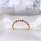 14k Yellow Gold Evil Eye Ring