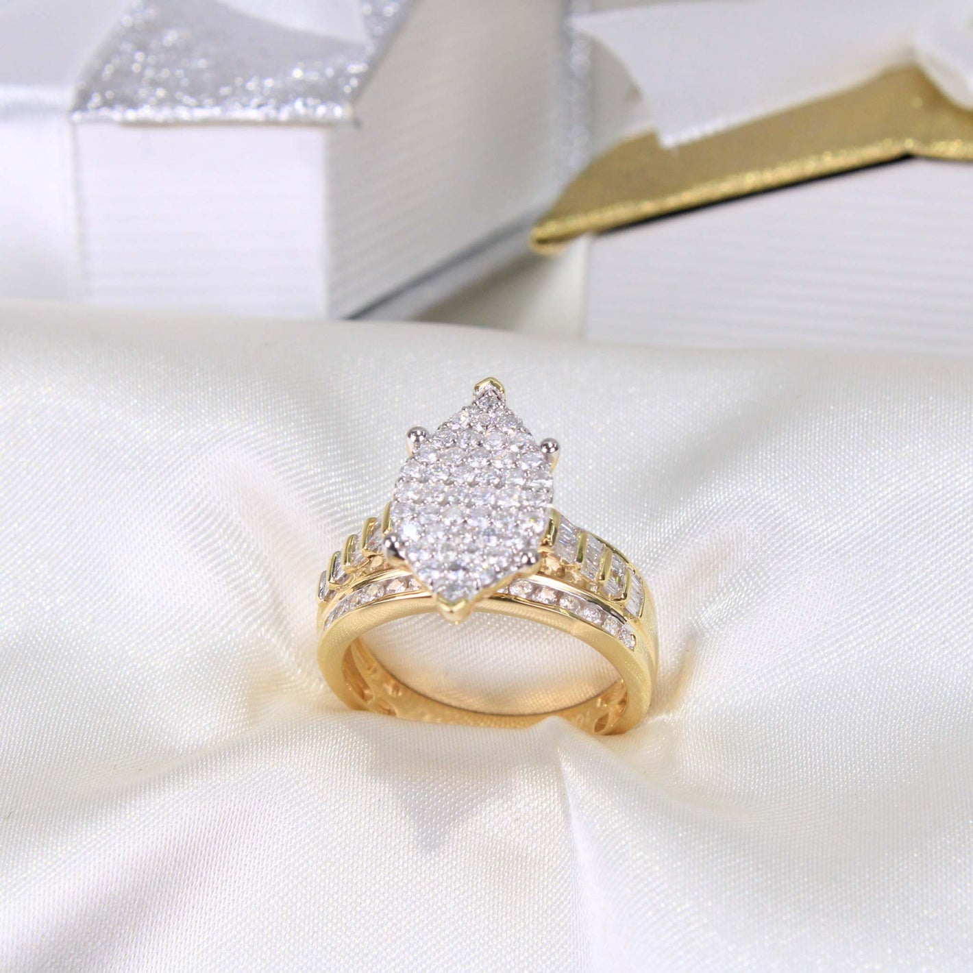 10K Yellow Gold Diamond Ring