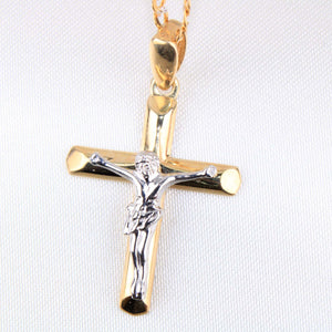 Crucifix Pendants14K Two-Tone Gold Crucifix Charm Crucifix Pendants
Chain Sold Separately -Tone Gold Crucifix Charm Crucifix Pendants
 
Material Type–14k Gold -Tone Gold Crucifix ChaAll CharmsAlexanderAlexander Gold & DiamondsCrucifix Pendants
