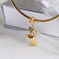 14K Yellow Gold Cocktail Drink Dangle Charm