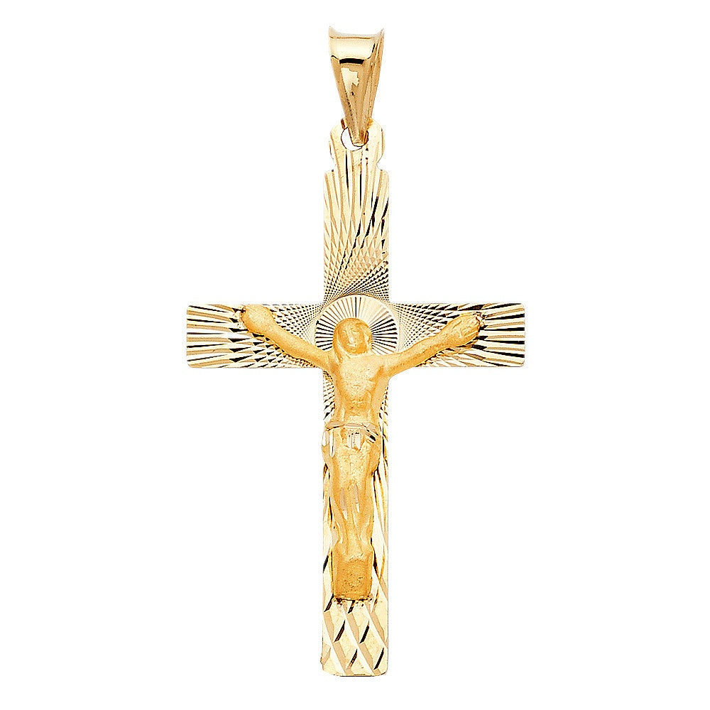 14K Yellow Gold Crucifix Charm14K Yellow Gold Crucifix Charm
14K Yellow Gold Crucifix Charm
Material Type–14k Gold 14K Yellow Gold Crucifix Charm
Approximate Dimensions 14K Yellow Gold Crucifix CAll CharmsAlexanderAlexander Gold & Diamonds14K Yellow Gold Crucifix Charm