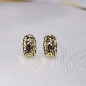 14K Yellow Gold Guadalupe Earrings w/Screw