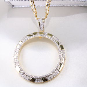 10K Yellow Gold  Diamond Nugget Bezel