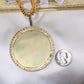 10K Yellow Gold Diamond Personalized Picture Charm