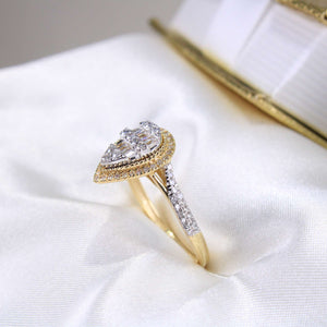 10K Yellow Gold Diamond Ring
