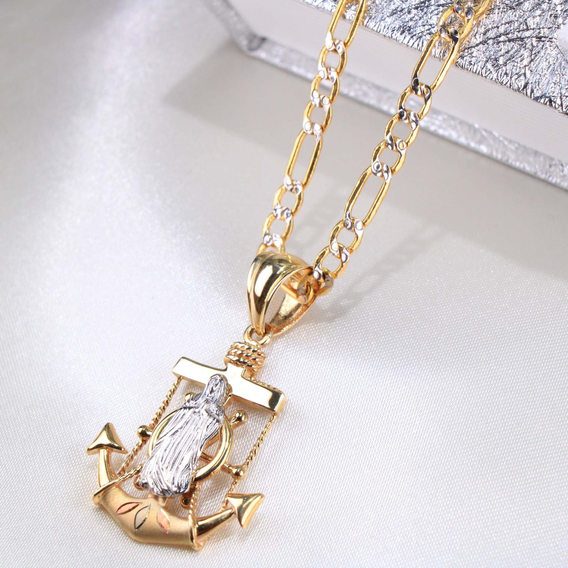 14K Two-Tone Gold Virgin Mary Anchor Cross Charm14K Two-Tone Gold Virgin Mary Anchor Cross Charm
Chain Sold Separately -Tone Gold Virgin Mary Anchor Cross Charm
 
Material Type–14k Gold -Tone Gold Virgin Mary AnchAll CharmsAlexanderAlexander Gold & Diamonds-Tone Gold Virgin Mary Anchor Cross Charm