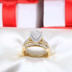 10K Yellow Gold Diamond Ring