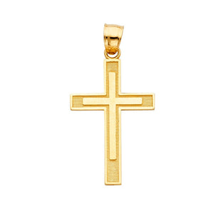 14K Yellow Gold Cross Charm14K Yellow Gold Cross Charm
14K Yellow Gold Cross Charm
Material Type–14k Gold 14K Yellow Gold Cross Charm
Approximate Dimensions 14K Yellow Gold Cross Charm
Height All CharmsAlexanderAlexander Gold & Diamonds14K Yellow Gold Cross Charm