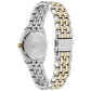  Rear view of the Citizen Corso EW2294-53L, highlighting the stainless steel case back and bracelet clasp.