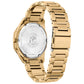 Rear view of the Citizen Corso BM7492-57A, highlighting the stainless steel case back and bracelet clasp.
