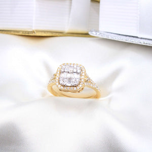 10K Yellow Gold Diamond Ring