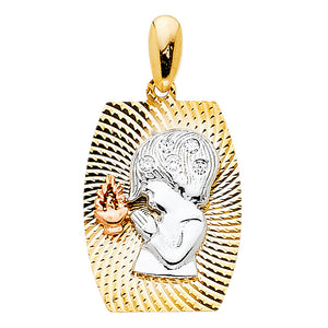 14K Yellow Gold First Communion Charm