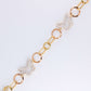 14K Yellow Gold CZ Butterfly Bracelet 11.5mm 7in