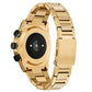 Close-up of the deployant clasp with push buttons on the Citizen CZ Smart Hybrid Men's Watch JX1006-58E.