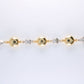 14K Two-Tone Gold  Bracelet 9.1mm 7in