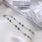 14K Yellow Gold Evil Eye Bracelet 6mm 7in