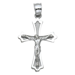 14K White Gold Crucifix Charm14K White Gold Crucifix Charm
Chain Sold Separately 14K White Gold Crucifix Charm
 
Material Type–14k Gold 14K White Gold Crucifix Charm
 
Approximate Dimensions 14KAll CharmsAlexanderAlexander Gold & Diamonds14K White Gold Crucifix Charm