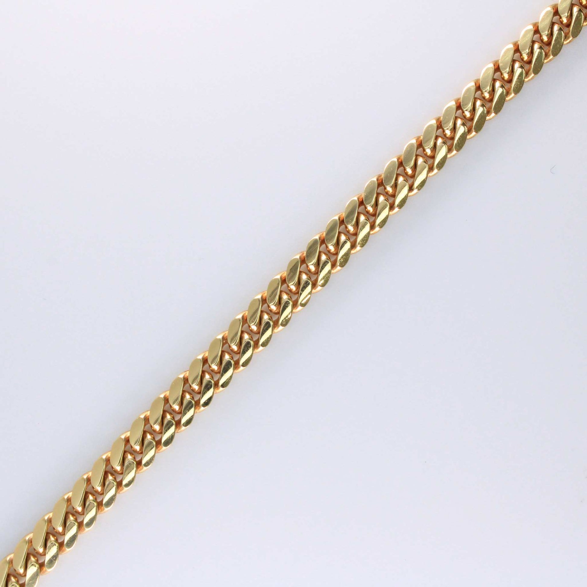 5in approximate14K Yellow Gold Miami Cuban Link Bracelet, Solid / Heavy. 5in approximate
5in approximate
 
Clasp Type–Open Box 5in approximateMaterial Type–14k Gold 5in approximateAll BraceletsAlexanderAlexander Gold & Diamonds5in approximate