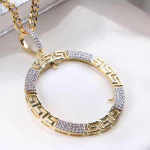 10K Yellow Gold  Diamond Bezel