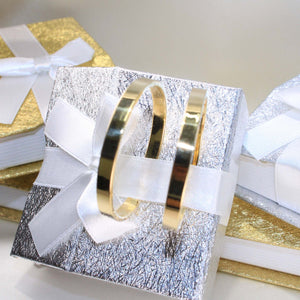 14K Yellow Gold Plain Hoops
