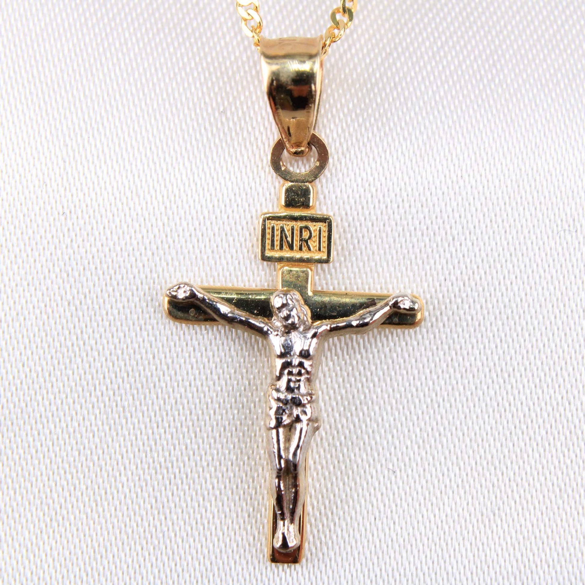 All Gold Jewelry14K Two-Tone Gold Crucifix Charm -Tone Gold Crucifix Charm All Gold Jewelry
Chain Sold Separately -Tone Gold Crucifix Charm All Gold Jewelry
 
Material Type–14k GoldAll CharmsAlexanderAlexander Gold & DiamondsAll Gold Jewelry