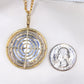 10K Yellow Gold Diamond Personalized Picture Charm