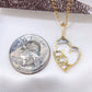 10K Yellow Gold Diamond Mom Charm
