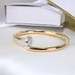 14K Yellow Gold 2Tone Bangle
