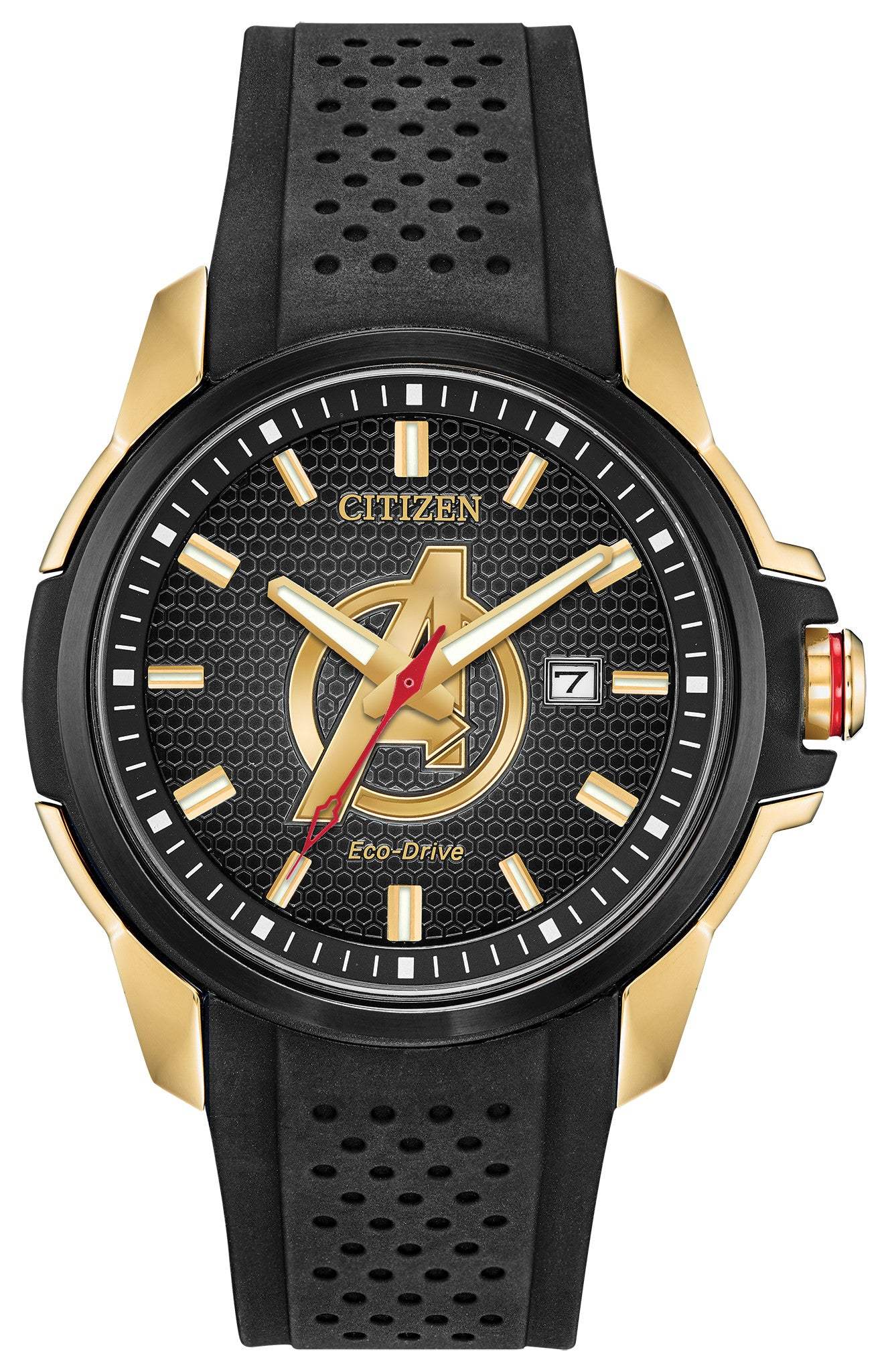 Citizen Men's Marvel Avengers Eco-Drive Gold-Tone Watch - AW1155-03W